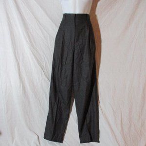 NWT NEW CELINE Pleated Stretchy TROUSER Pant 36 Luxury Formal BLACK Womens